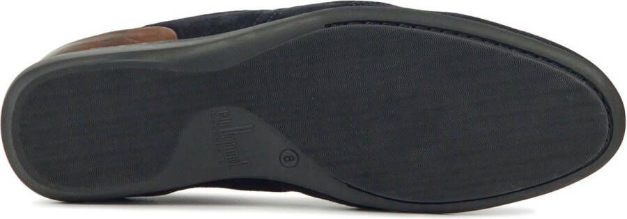 Van Bommel Sneakers Heren Lage sneakers Herenschoenen Suède SBM-10016 sue Blauw
