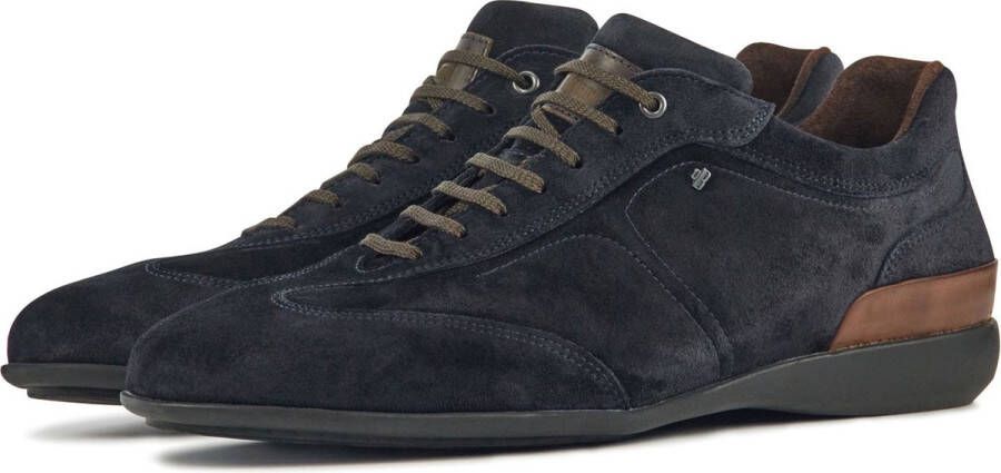 Van Bommel Sneakers Heren Lage sneakers Herenschoenen Suède SBM-10016 sue Blauw
