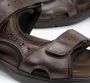 Fluchos Adhesive Strap Flat Sandals Brown Heren - Thumbnail 3