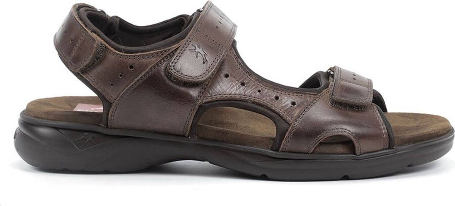 Fluchos Adhesive Strap Flat Sandals Brown Heren - Foto 6