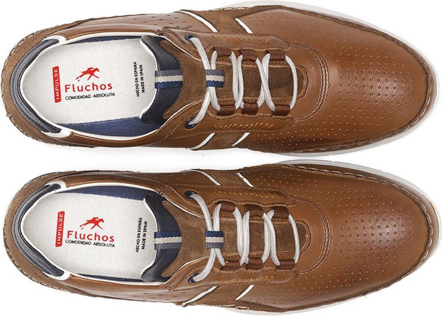 Fluchos low top sneakers Bruin Heren - Foto 3