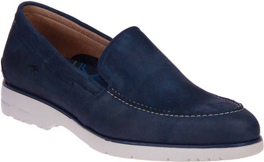 Fluchos -Heren blauw donker mocassins