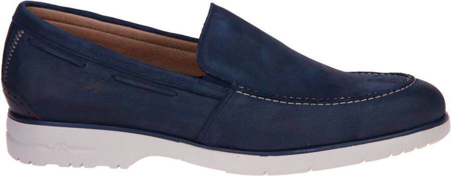 Fluchos -Heren blauw donker mocassins