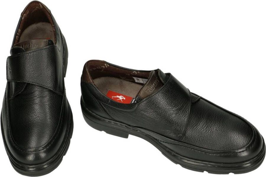 Fluchos -Heren zwart geklede lage schoenen - Foto 3