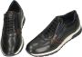 Fluchos Heren Casual Zwarte Leren Schoenen Black Heren - Thumbnail 7