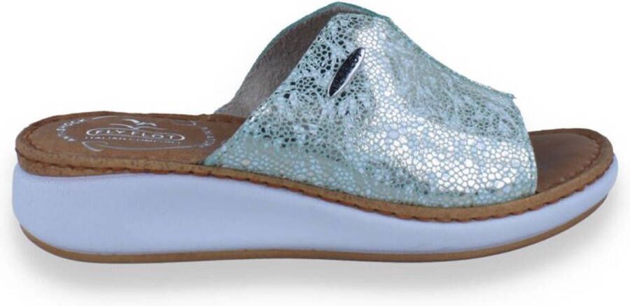 Fly FLOT Dames Slipper Mint GROEN