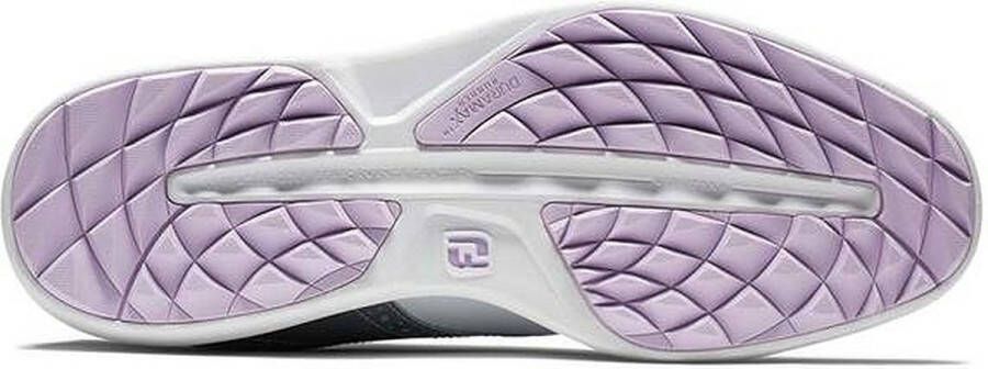 Footjoy Golfschoenen Dames Traditions Wit Zilver Spikeless