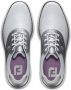 Footjoy Golfschoenen Dames Traditions Wit Zilver Spikeless - Thumbnail 4