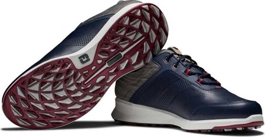 Footjoy Heren Golfschoenen Stratos Donkerblauw Grijs - Foto 2