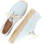 Fred de la bretoniere Espadrille met veters suède baby blauw - Thumbnail 8