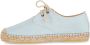 Fred de la bretoniere Espadrille met veters suède baby blauw - Thumbnail 9