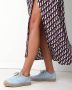 Fred de la bretoniere Espadrille met veters suède baby blauw - Thumbnail 11