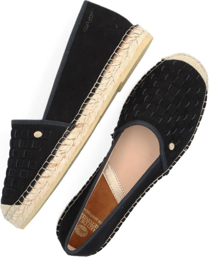 Fred de la Bretoniere 152010150 Espadrilles Dames Zwart