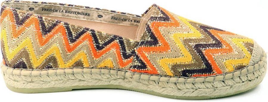 Fred de la Bretoniere 152010164 Espadrilles Dames Zwart