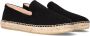 Fred de la Bretoniere 152010227 Espadrilles Dames Zwart - Thumbnail 5