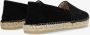 Fred de la Bretoniere Zwarte Espadrilles met Geweven Detail Black Dames - Thumbnail 4