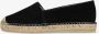 Fred de la Bretoniere Zwarte Espadrilles met Geweven Detail Black Dames - Thumbnail 6