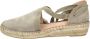 FRED DE LA BRETONIERE Espadrilles Dames 152010257 Maat: 37 Materiaal: Suède Kleur: Taupe - Thumbnail 10