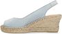 Fred de la Bretoniere 153010240 Espadrilles Zomer Schoenen Dames Blauw - Thumbnail 13