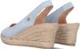 Fred de la Bretoniere 153010240 Espadrilles Zomer Schoenen Dames Blauw - Thumbnail 5