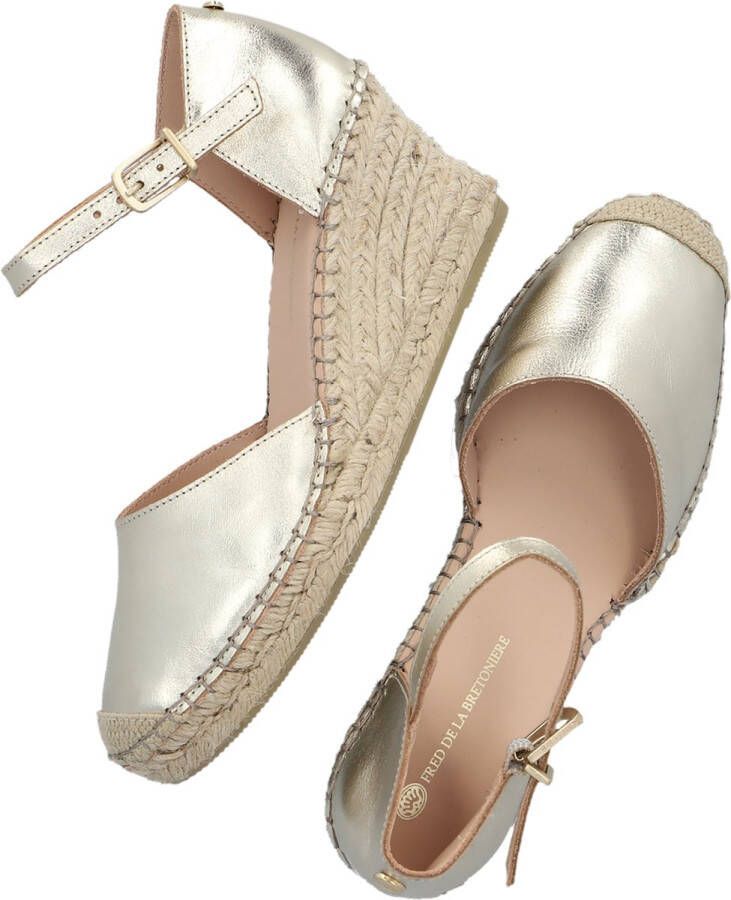 Fred de la Bretoniere 153010257 Espadrilles Zomer Schoenen Dames Goud