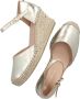 Fred de la Bretoniere 153010257 Espadrilles Zomer Schoenen Dames Goud - Thumbnail 4