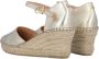 Fred de la Bretoniere 153010257 Espadrilles Zomer Schoenen Dames Goud - Thumbnail 5