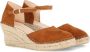 Fred de la Bretoniere Espadrille Sleehak Clare Bruin - Thumbnail 4