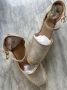 Fred de la Bretoniere 153010272 Espadrilles Zomer Schoenen Dames Taupe - Thumbnail 5