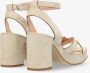 Fred de la Bretoniere 163010180 Sandalen Dames Beige - Thumbnail 9