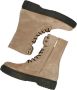 Fred de la Bretoniere 184010063 Veterboots Laarzen Met Veters Dames Taupe - Thumbnail 10