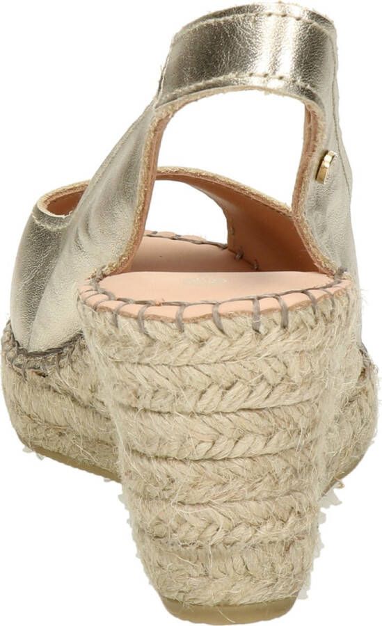 Fred de la Bretoniere 153010285 Espadrilles Met Sleehak Dames Goud - Foto 11