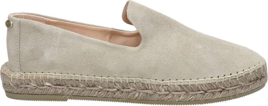Fred de la Bretoniere dames espadrille Taupe
