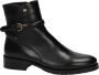 Fred de la Bretoniere dames rits-& gesloten boot Zwart - Thumbnail 6