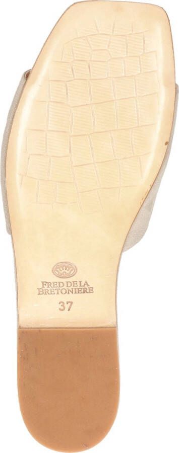 Fred de la Bretoniere dames slipper Beige