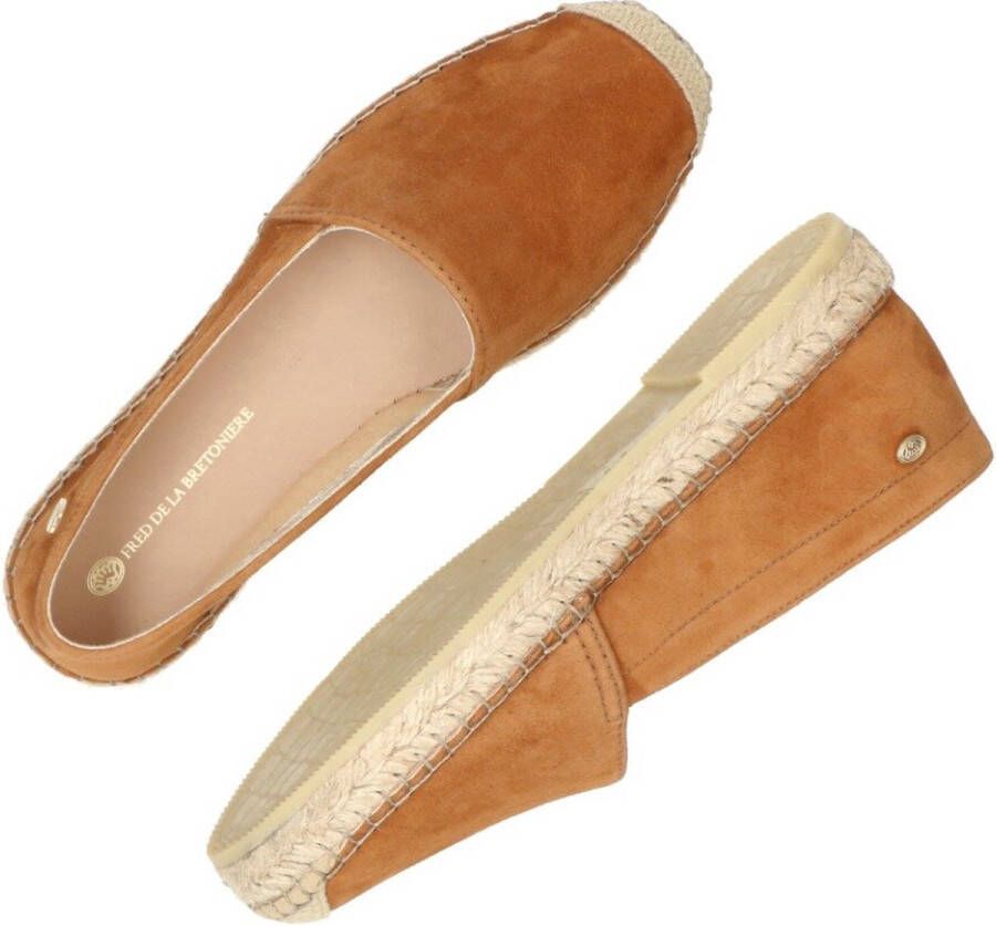 Fred de la Bretoniere Espadrille Loafer Cognac