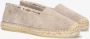 FRED DE LA BRETONIERE Espadrilles Dames 152010200 Maat: 36 Materiaal: Suède Kleur: Taupe - Thumbnail 10