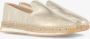 FRED DE LA BRETONIERE Espadrilles Dames 152010243 Maat: 39 Materiaal: Leer Kleur: Goud - Thumbnail 13