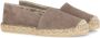 FRED DE LA BRETONIERE Espadrilles Dames 152010228 Maat: 42 Materiaal: Suède Kleur: Taupe - Thumbnail 9