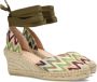 Fred de la Bretoniere Multicolor Zigzag Espadrilles met Jute Zool Multicolor Dames - Thumbnail 6