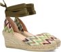 Fred de la Bretoniere 153010217 Espadrilles Zomer Schoenen Dames Groen - Thumbnail 6