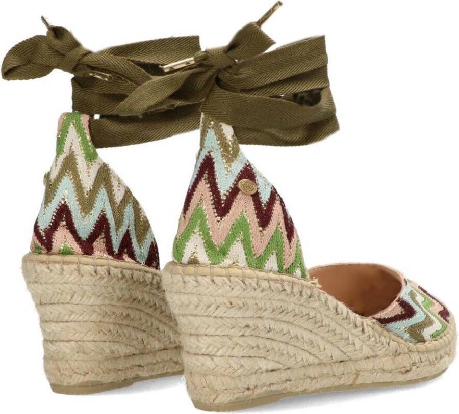 Fred de la Bretoniere Espadrilles Green color blocking