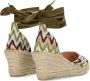 Fred de la Bretoniere Multicolor Zigzag Espadrilles met Jute Zool Multicolor Dames - Thumbnail 7