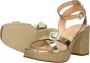 Fred de la Bretoniere FRS1445 Sandalen Hak Goudkleur - Thumbnail 14
