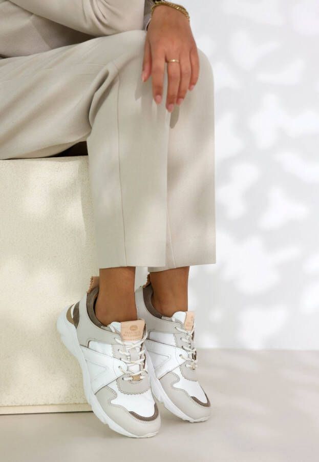 Fred de la Bretoniere 101010544_3073 Sneakers Offwhite taupe white