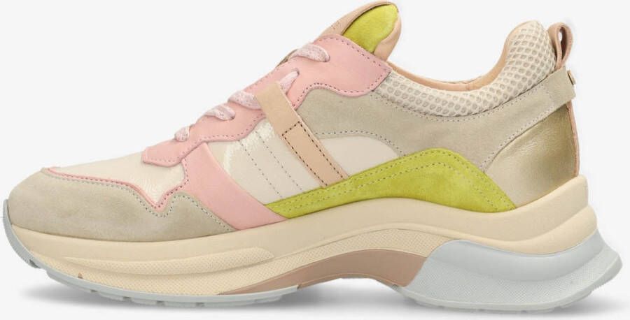 Fred de la Bretoniere Sneaker Kika-Li Multi Roze Limegroen