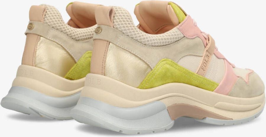 Fred de la Bretoniere Sneaker Kika-Li Multi Roze Limegroen