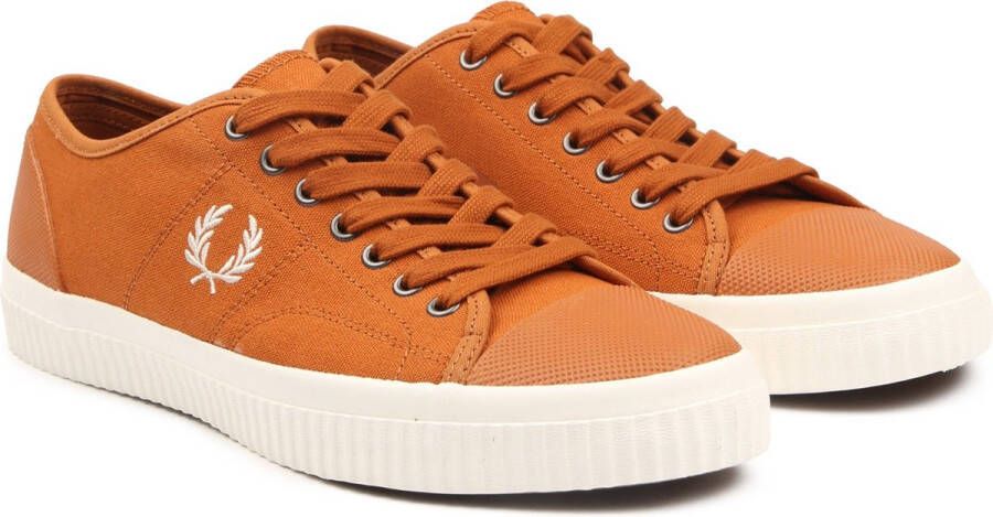 Fred Perry Sneaker Hughes laag Bruin Katoen Heren