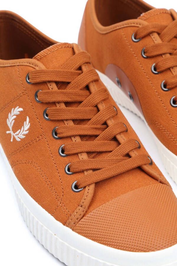 Fred Perry Sneaker Hughes laag Bruin Katoen Heren