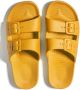 Freedom Moses Basic Slippers Meisjes Geel - Thumbnail 2